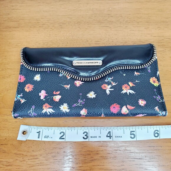 Rebecca Minkoff Case Mate Folio Wristlet Leather Botanical Floral iPhone 6 - Picture 7 of 8